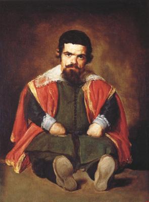 Diego Velazquez Portrait d'un nain assis a terre (don Sebastian de Morra) (df02)